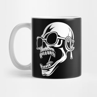 head skull bone Mug